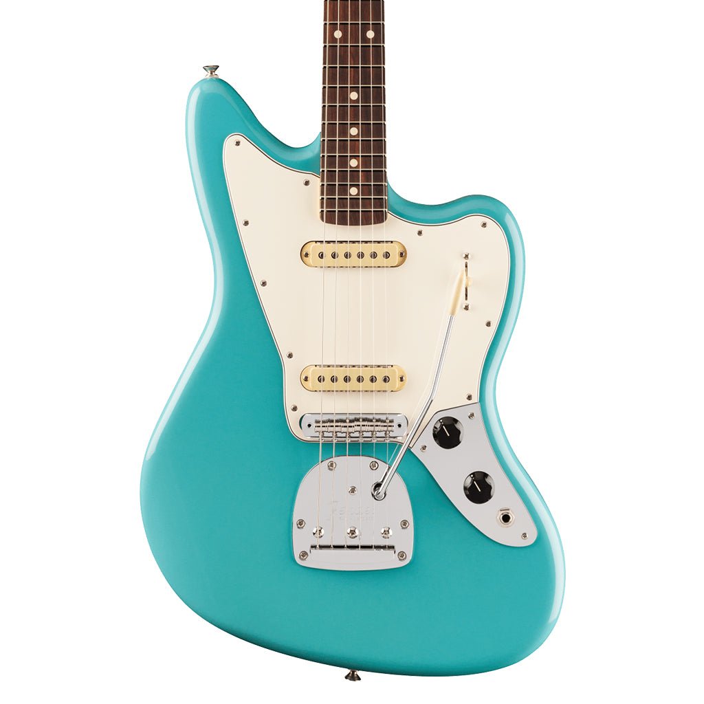 Fender Player II Jaguar Rosewood Fretboard Aquatone Blue Electric Guitars Sky Music