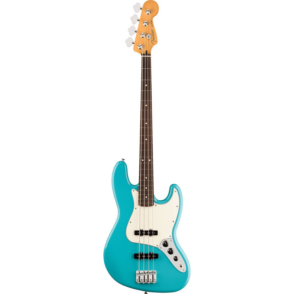 Fender Player II Jazz Bass Rosewood Fretboard Aquatone Blue Bass Guitars Sky Music