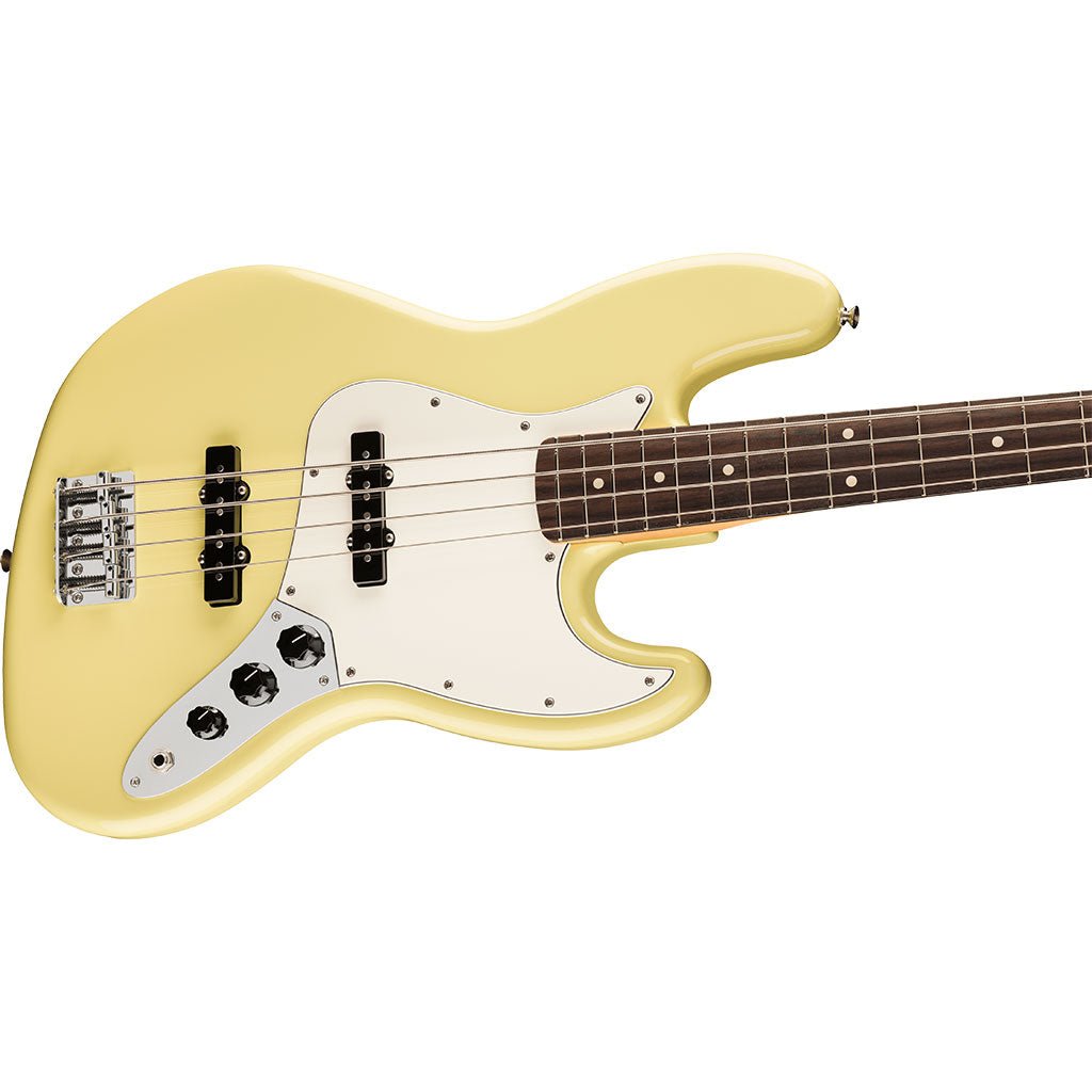 Fender Player II Jazz Bass Rosewood Fretboard Hialeah Yellow Bass Guitars Sky Music