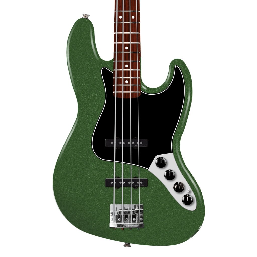 Fender Player II Modified Active Jazz Bass - Harvest Green Metallic, Rosewood Fingerboard Bass Guitars Sky Music