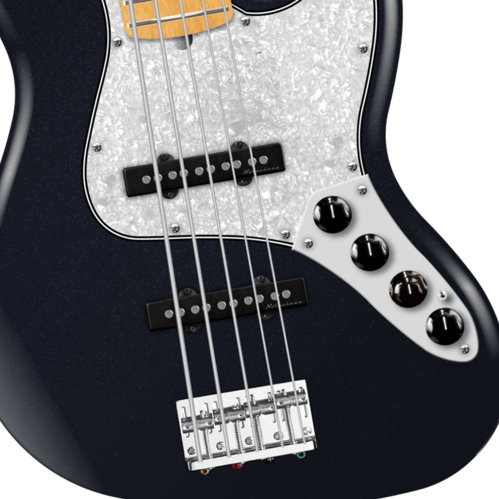 Fender Player II Modified Active Jazz Bass V - Dusk, Maple Fingerboard Bass Guitars Sky Music