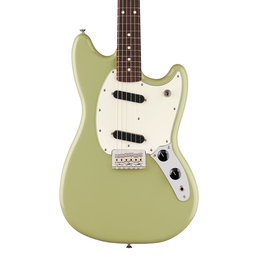 Fender Player II Mustang Rosewood Fretboard Birch Green Electric Guitars Sky Music