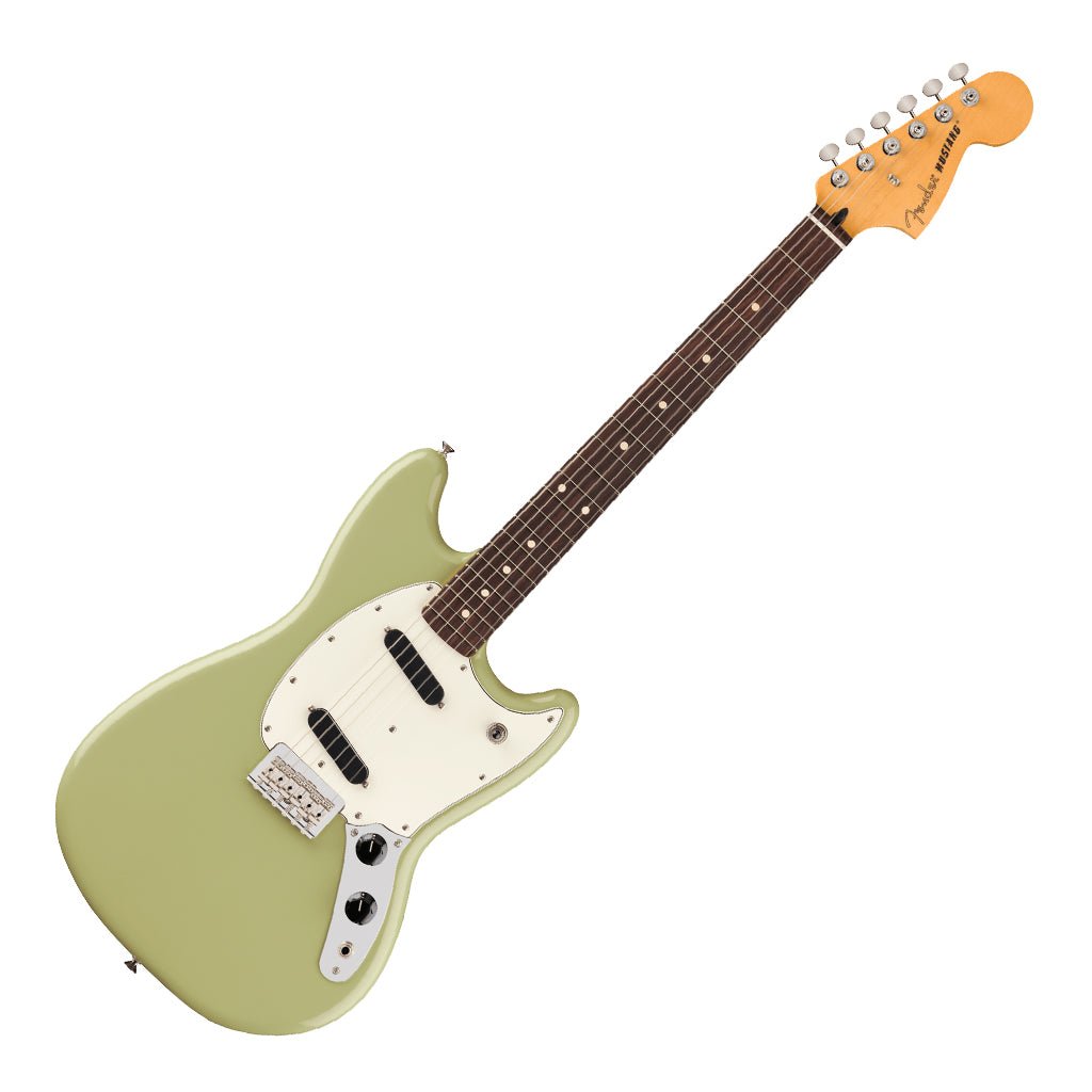 Fender Player II Mustang Rosewood Fretboard Birch Green Electric Guitars Sky Music
