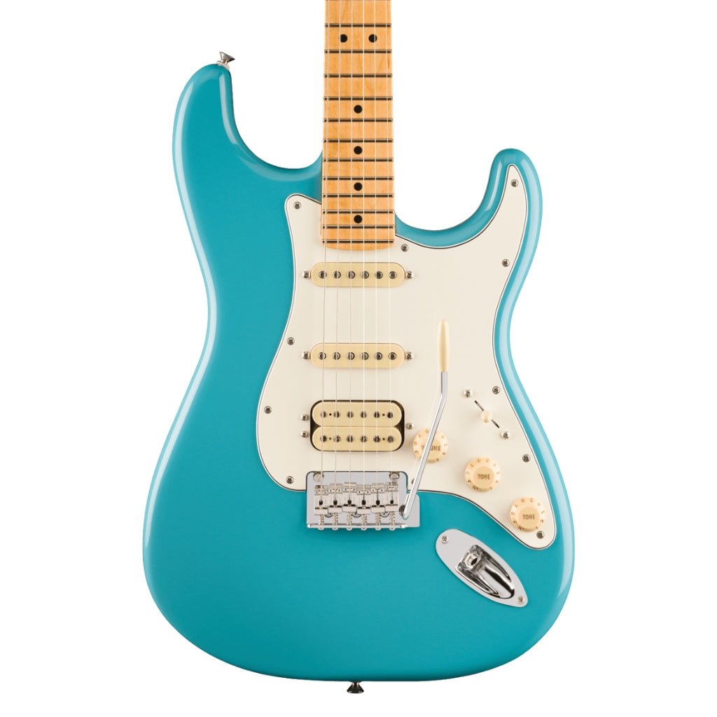 Fender Player II Stratocaster HSS Maple Fretboard Electric Guitar - Aquatone Blue Electric Guitars Sky Music