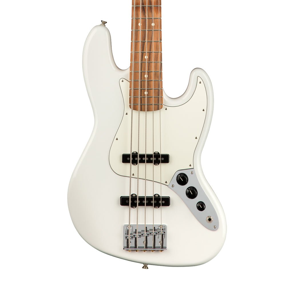 Fender Player Jazz Bass V Pau Ferro Fingerboard - Polar White Bass Guitars Sky Music