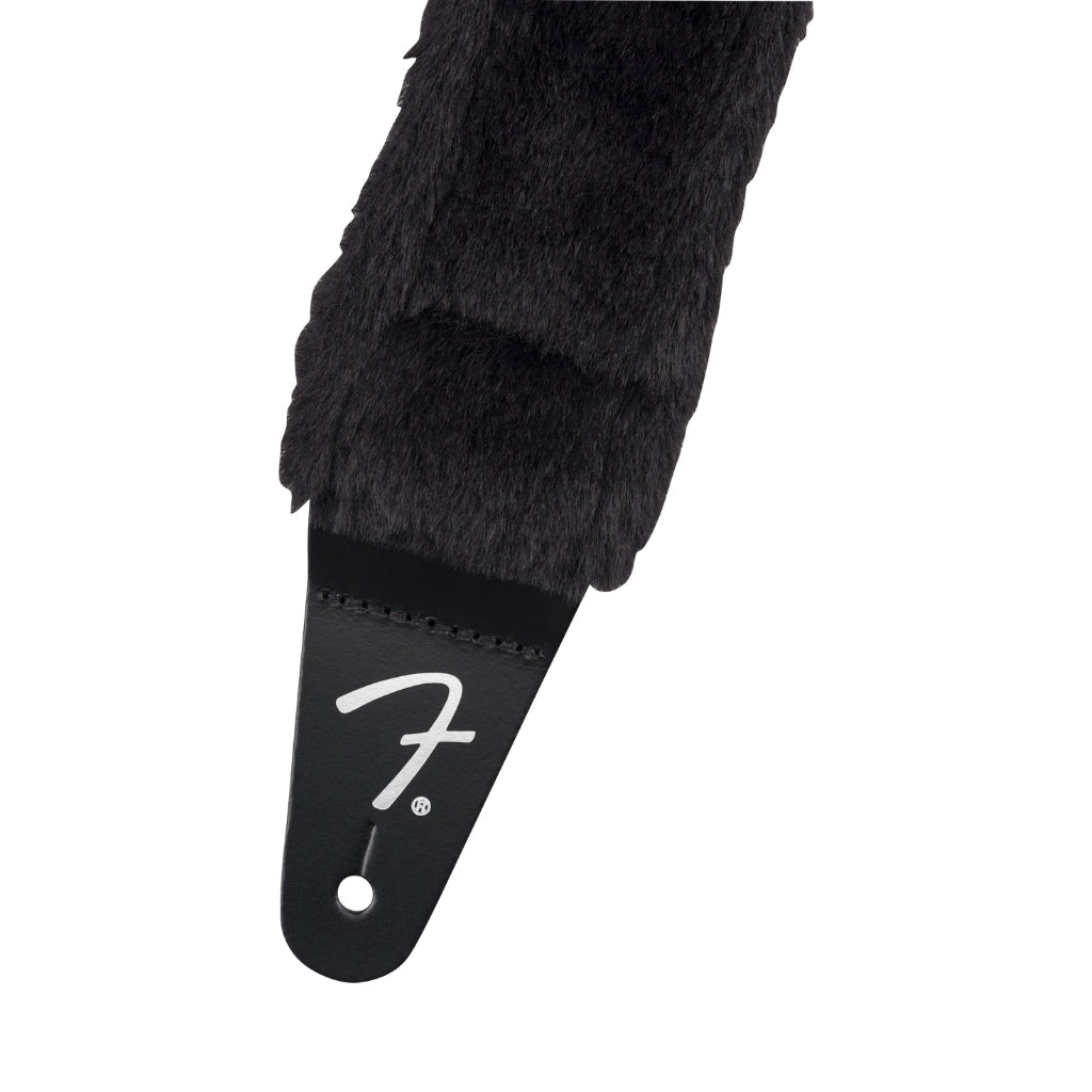 Fender Poodle Plush Strap Black Guitar Straps Sky Music