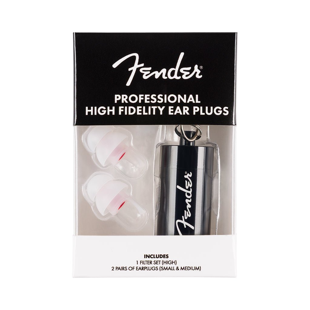 Fender Professional High Fidelity Ear Plugs ACCESSORIES Sky Music
