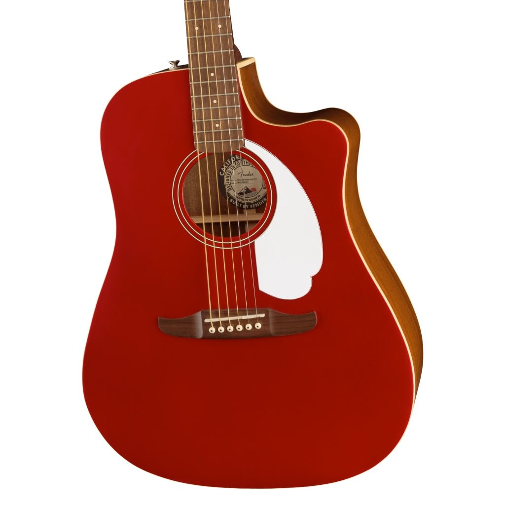 Fender Redondo Player - Candy Apple Red Acoustic Guitars Sky Music