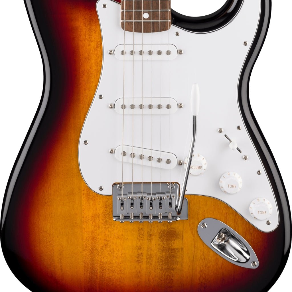 Fender Standard Stratocaster, Laurel Fingerboard Electric Guitar - 3-Color Sunburst Electric Guitars Sky Music