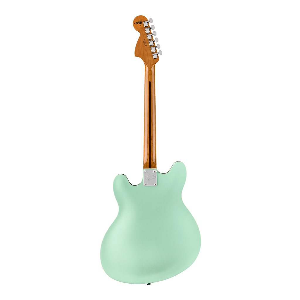 Fender Tom Delonge Starcaster in Satin Surf Green Electric Guitars Sky Music