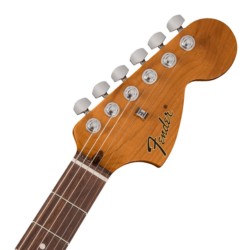 Fender Tom Delonge Starcaster in Satin Surf Green Electric Guitars Sky Music