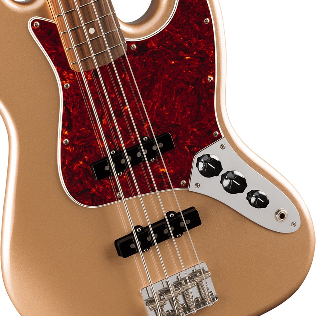 Fender Vintera 60s Jazz Bass Pau Ferro Fingerboard - Firemist Gold Bass Guitars Sky Music