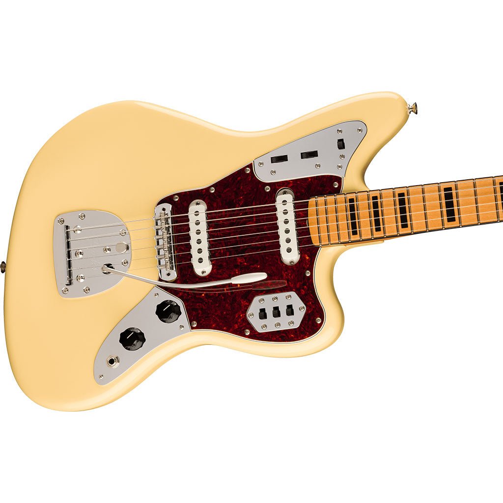 Fender Vintera II '70s Jaguar, Maple Fingerboard, Vintage White Electric Guitars Sky Music