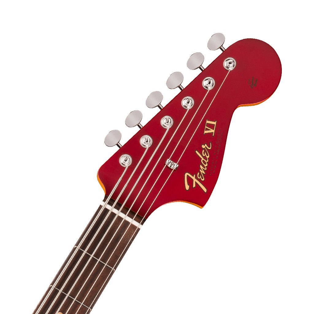 Fender Vintera III Early 60s Bass VI Rosewood 6-String Bass Guitar - Candy Apple Red Bass Guitars Sky Music