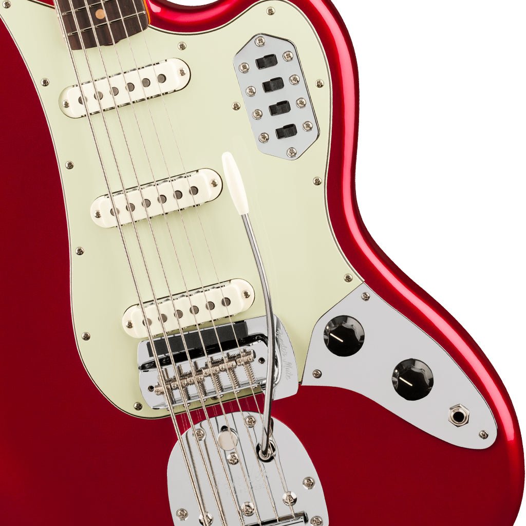 Fender Vintera III Early 60s Bass VI Rosewood 6-String Bass Guitar - Candy Apple Red Bass Guitars Sky Music