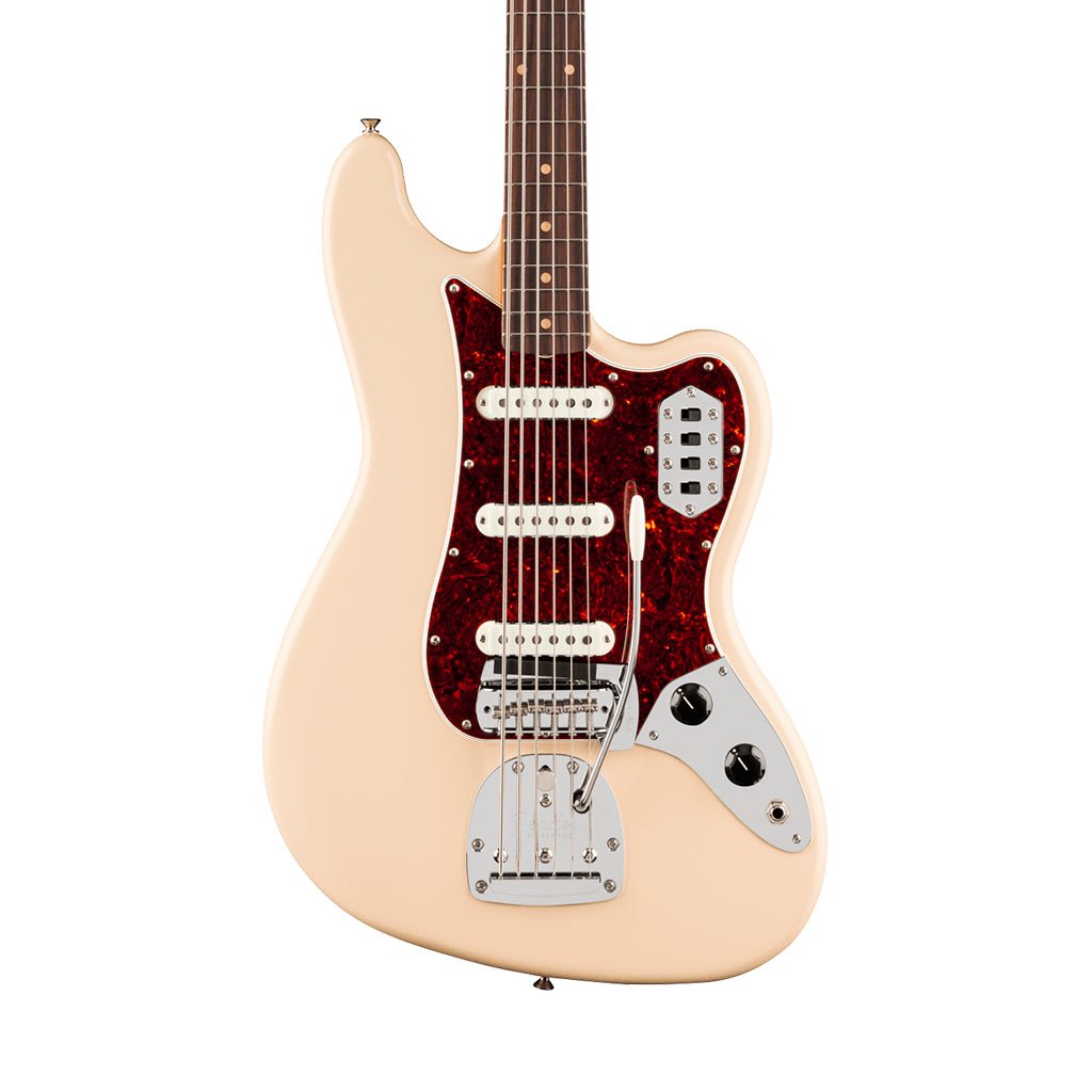 Fender Vintera III Early 60s Bass VI Rosewood 6-String Bass Guitar - Olympic White Bass Guitars Sky Music