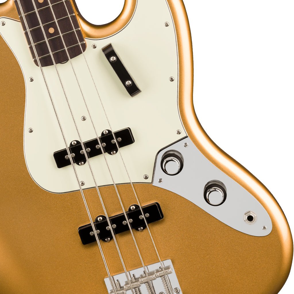Fender Vintera III Early 60s Jazz Bass Rosewood Bass Guitar - Aztec Gold Bass Guitars Sky Music