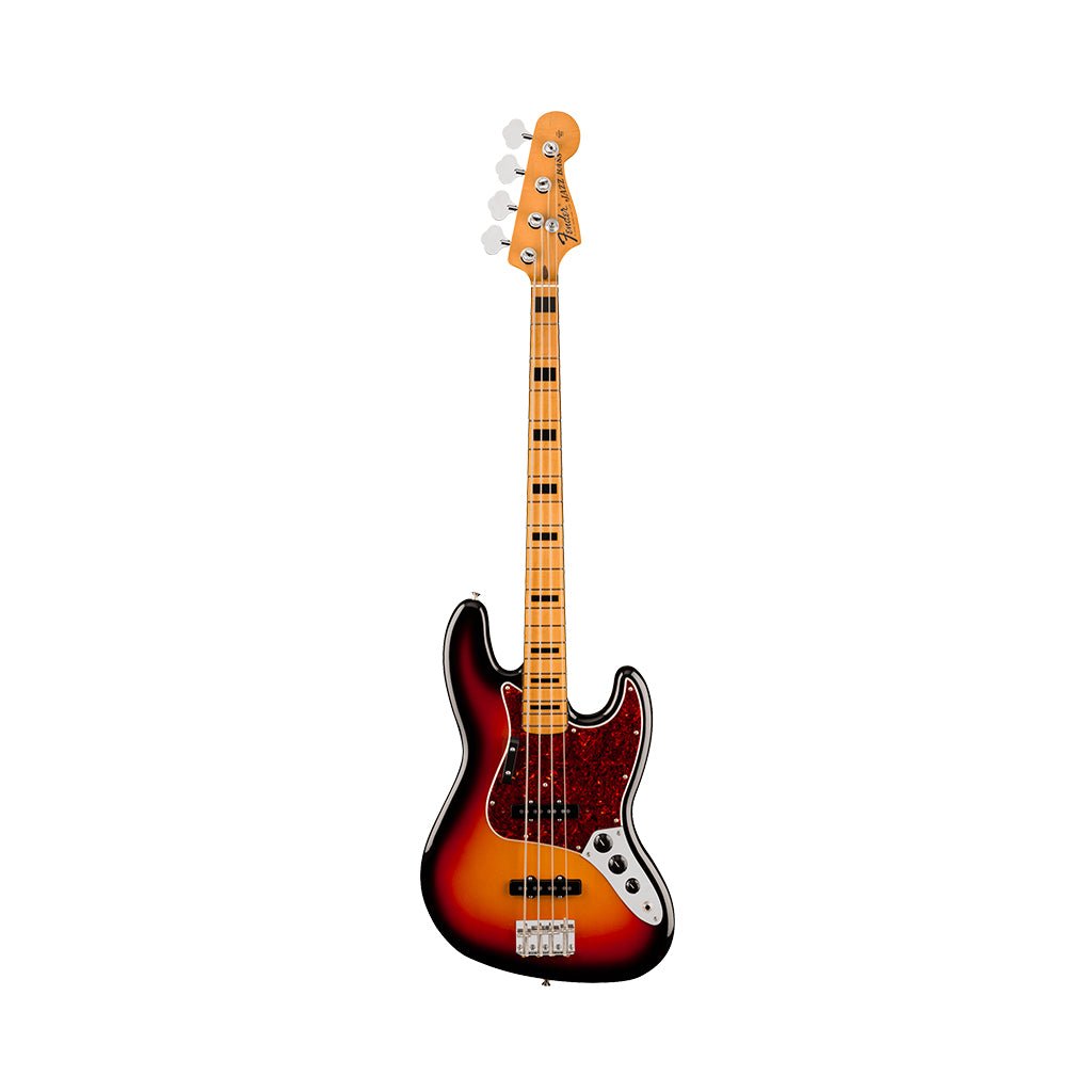 Fender Vintera III Early 70s Jazz Bass Maple Bass Guitar - 3-Color Sunburst Bass Guitars Sky Music