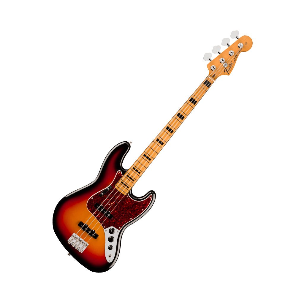 Fender Vintera III Early 70s Jazz Bass Maple Bass Guitar - 3-Color Sunburst Bass Guitars Sky Music
