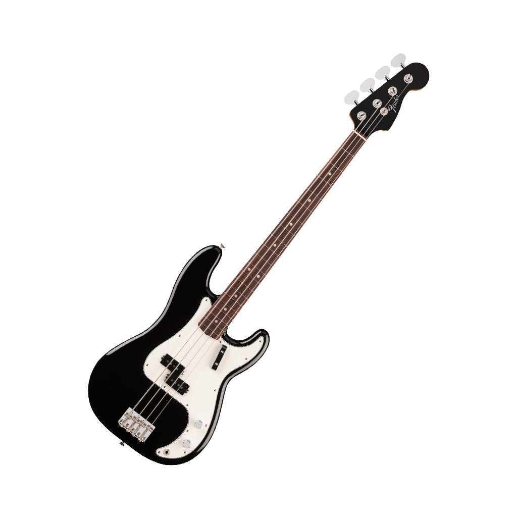 Fender Vintera III Late 60s Precision Bass Rosewood Bass Guitar - Black Bass Guitars Sky Music