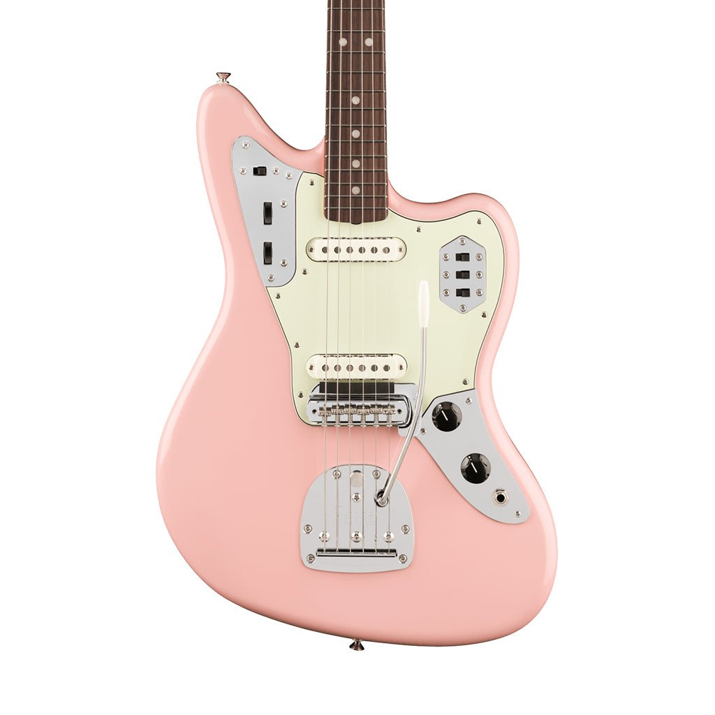 Fender Vintera III Mid 60s Jaguar Rosewood Electric Guitar - Shell Pink Electric Guitars Sky Music