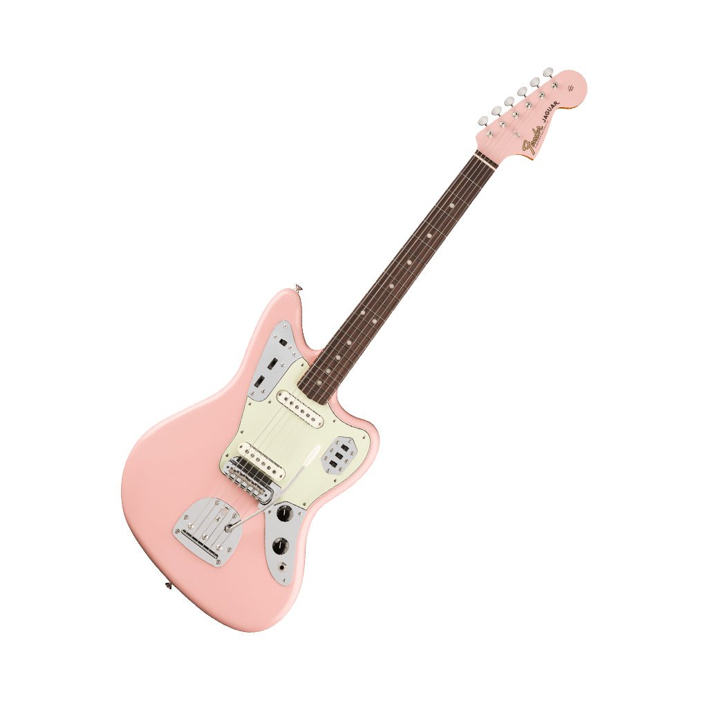 Fender Vintera III Mid 60s Jaguar Rosewood Electric Guitar - Shell Pink Electric Guitars Sky Music