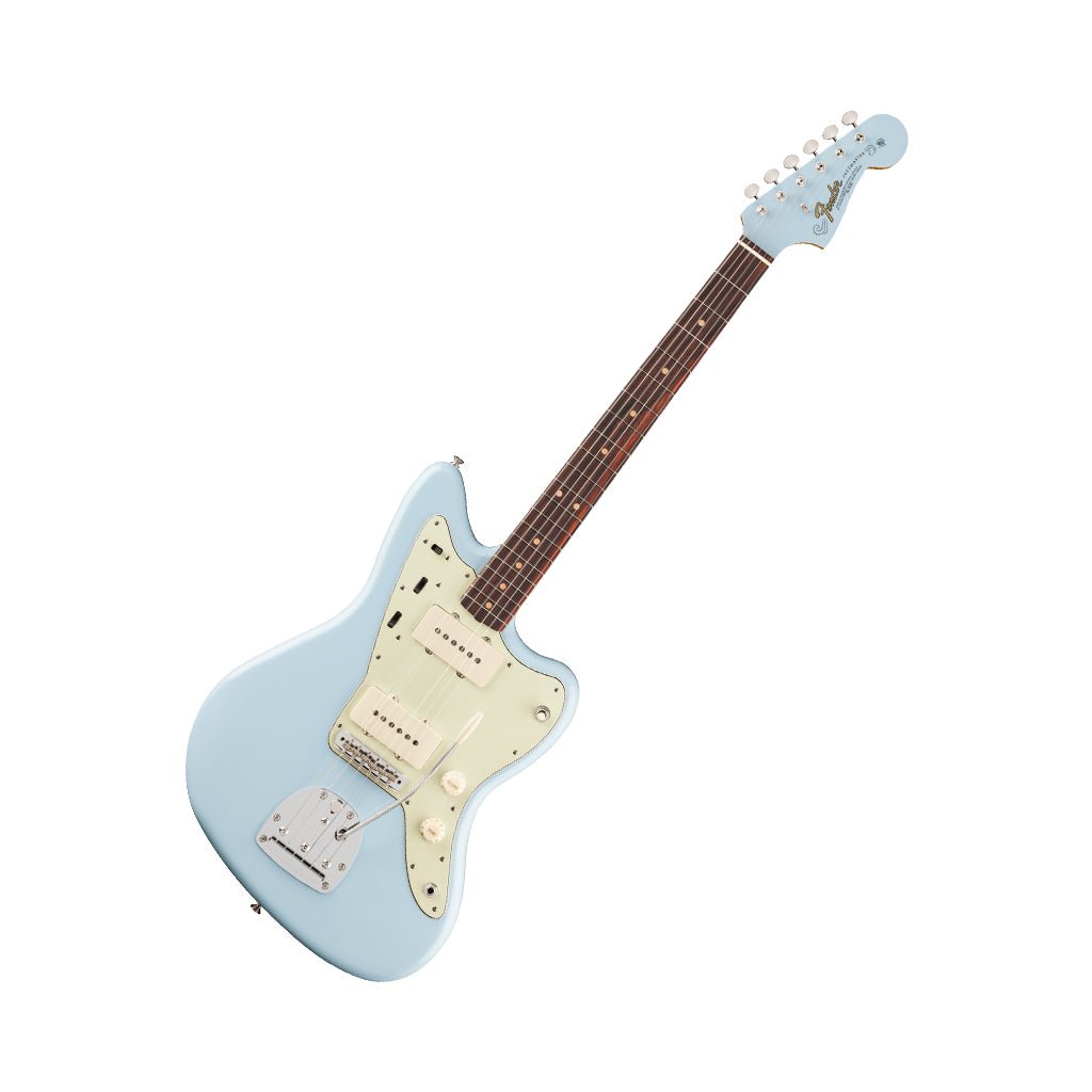 Fender Vintera III Mid 60s Jazzmaster Rosewood Electric Guitar - Sonic Blue Electric Guitars Sky Music