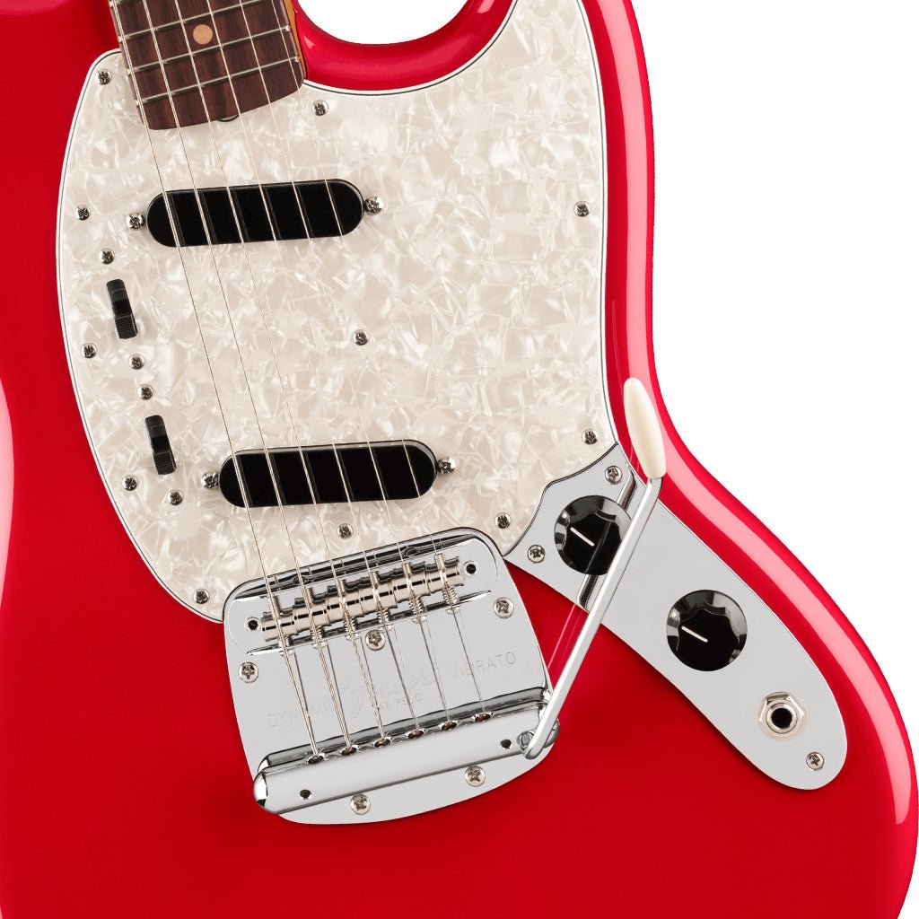 Fender Vintera III Mid 60s Mustang Rosewood Electric Guitar - Dakota Red Electric Guitars Sky Music