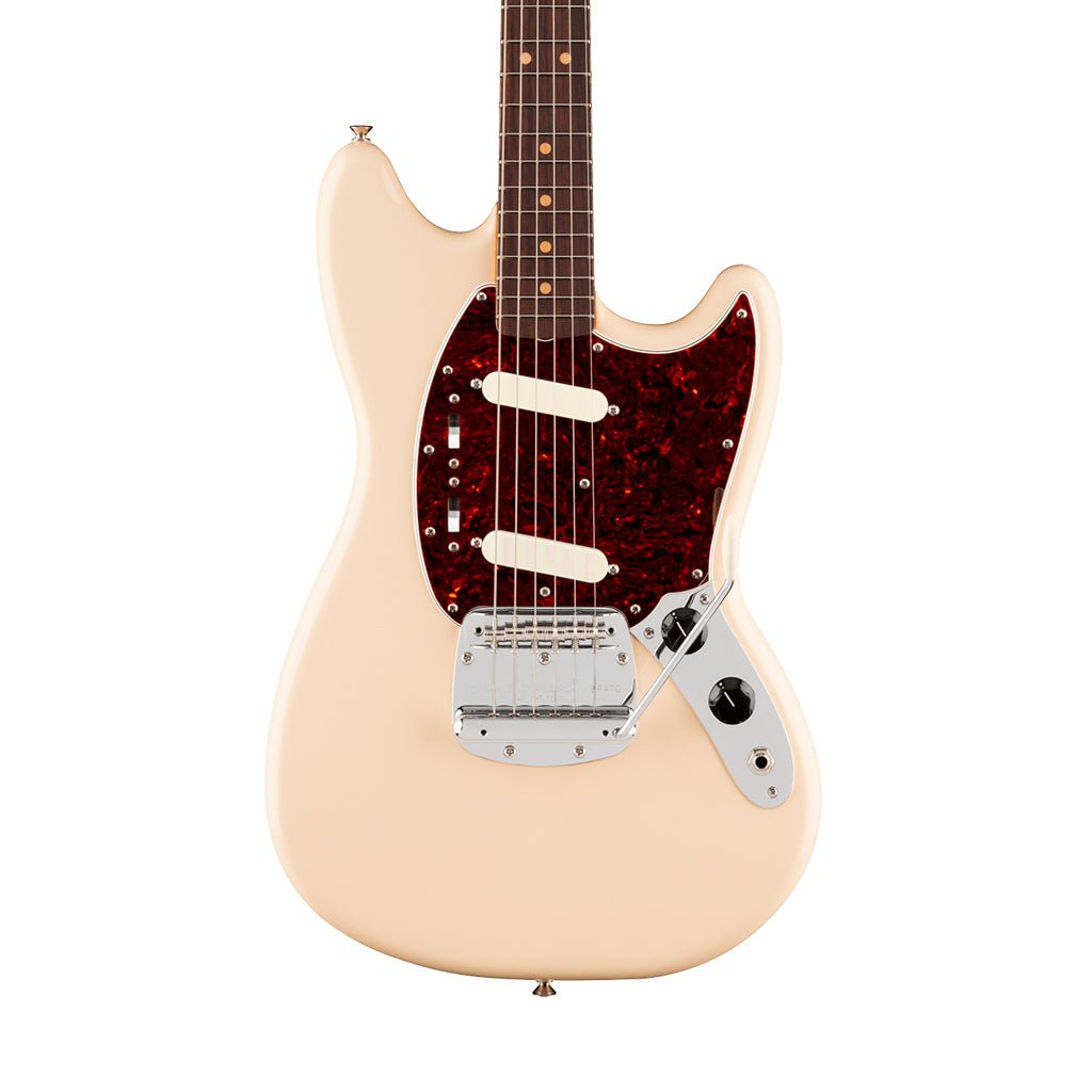 Fender Vintera III Mid 60s Mustang Rosewood Electric Guitar - Olympic White Electric Guitars Sky Music