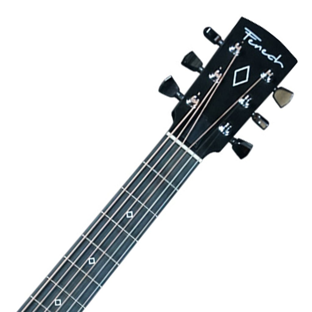 Fenech Delta Blues Grand Auditorium All Mahogany – Stained Acoustic Guitars Sky Music