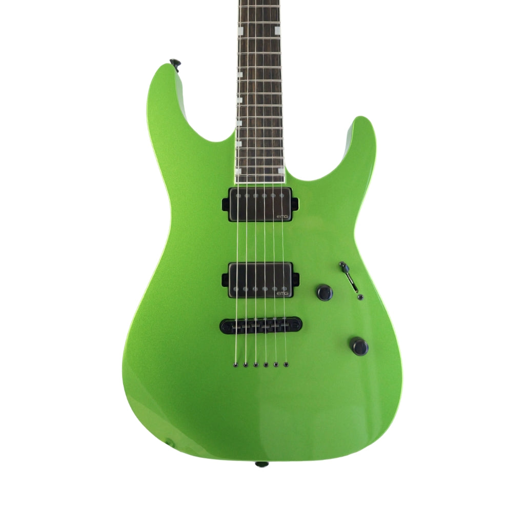 ESP USA M-II NTB TOM Electric Guitar - Lizard Spit Green hero
