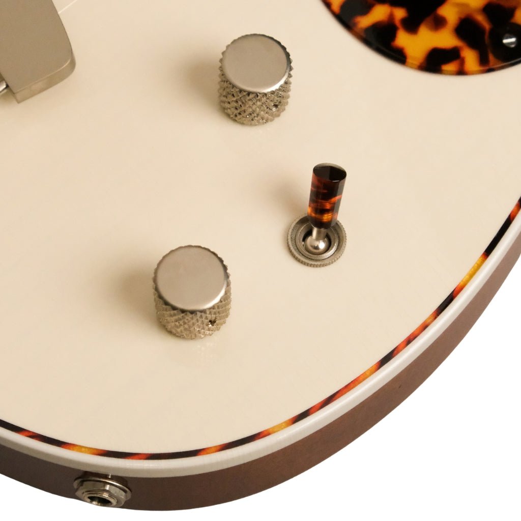 Frank Brother Arcade One Light Relic Electric Guitar - Trans Trillium White Electric Guitars Sky Music