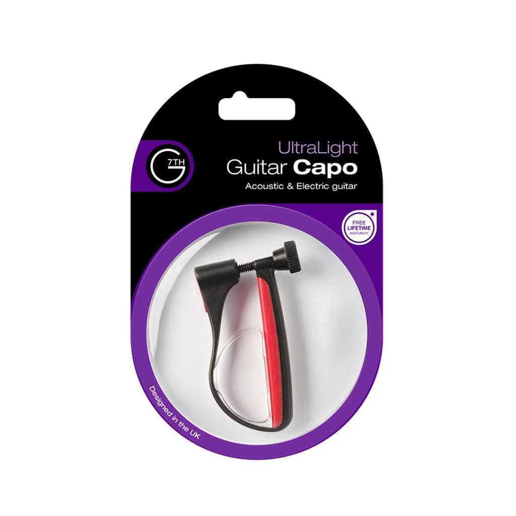 G7th Ultralight Red Guitar Capo Capos Sky Music