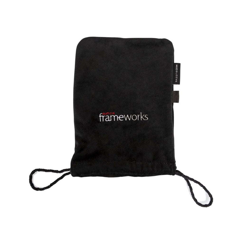 Gator GFW-MICPOUCH Soft Bag for Studio Mics Microphone Stands & Accessories Sky Music