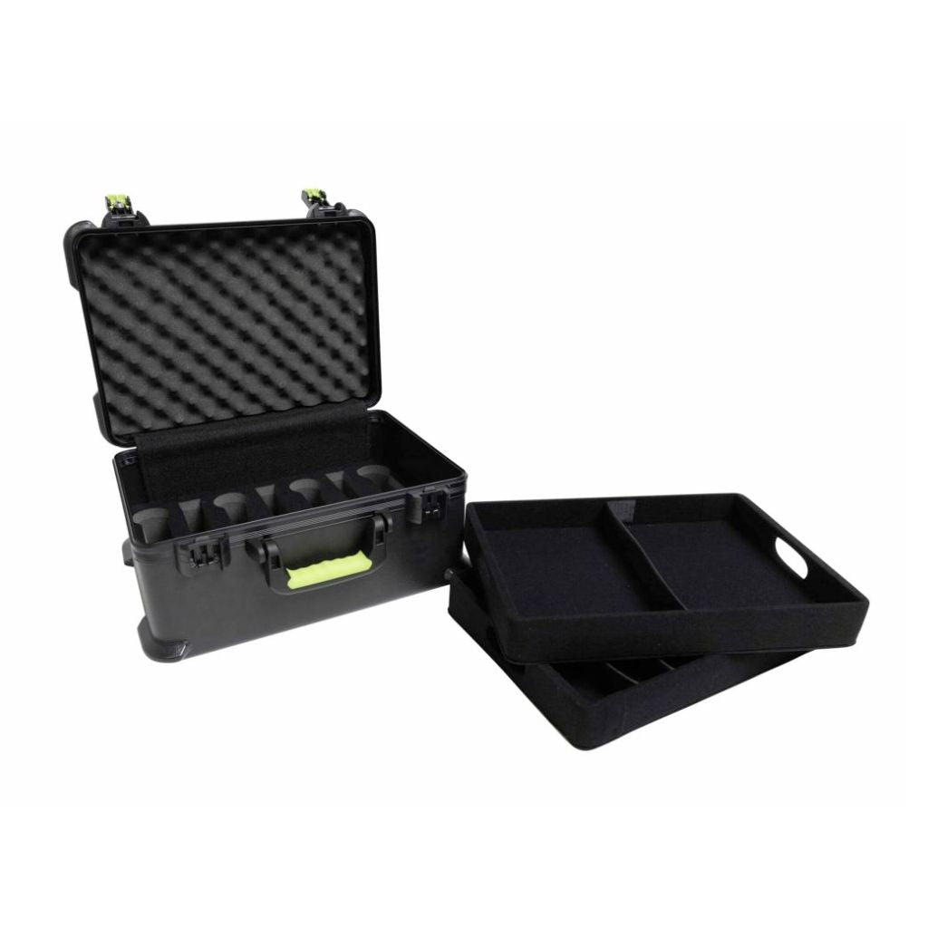 Gator SH-MICCASEW07 Shure Molded Case for (7) Wireless Mics – TSA Latch Microphone Stands & Accessories Sky Music