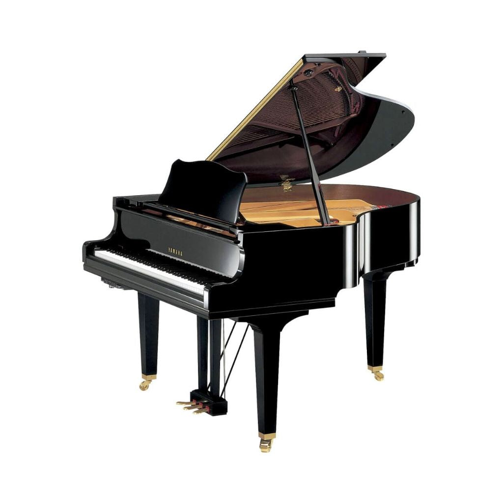 Yamaha - GC1MTA3PE - 161cm Baby Grand Piano TA3 TransAcoustic in Polished Ebony
