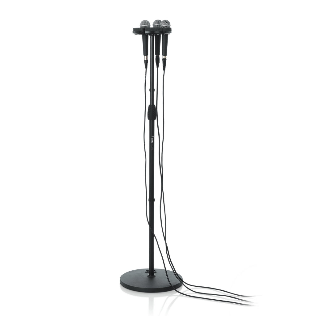 Gator GFW-MIC-6TRAY Multi Microphone Tray Designed To Hold 6 Mics