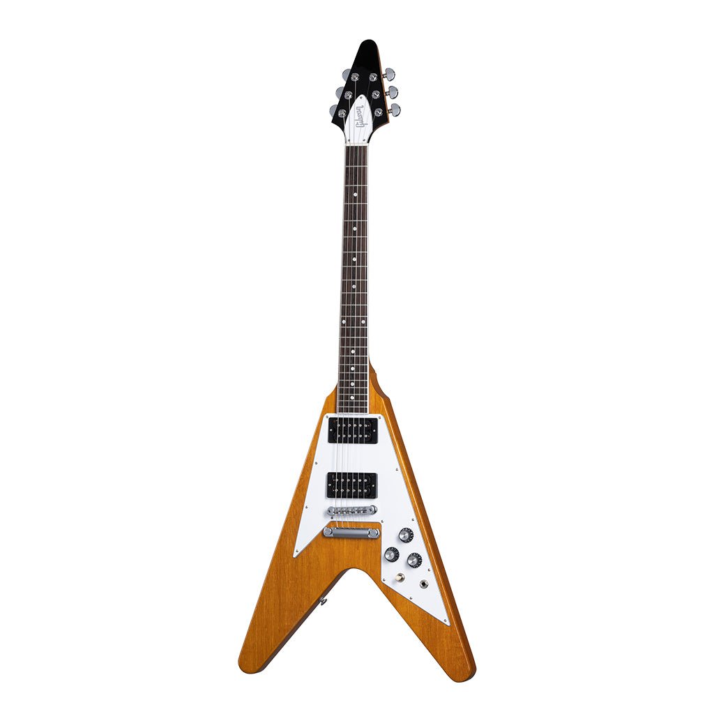 Gibson 70s Flying V Antique Natural Electric Guitars Sky Music