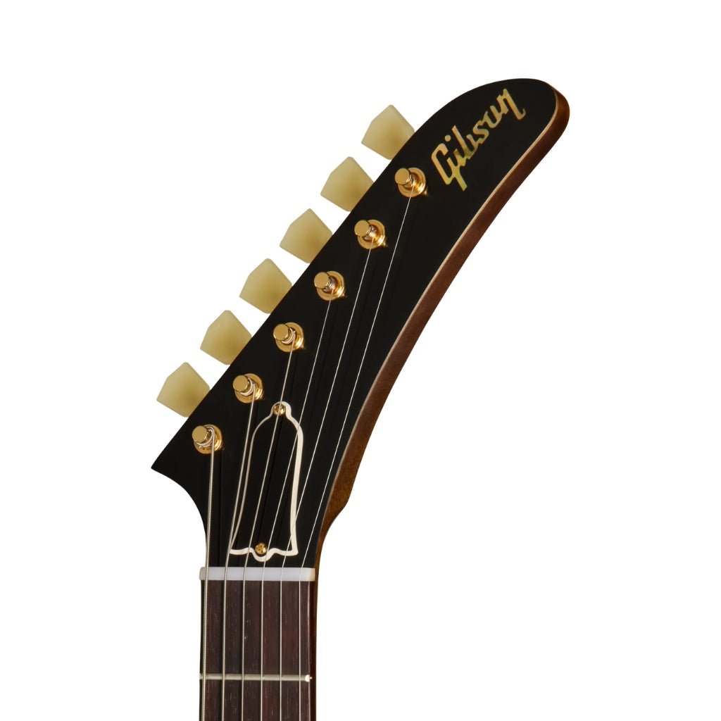 Gibson Custom 1958 Mahogany Explorer Reissue - Antique Natural Electric Guitars Sky Music