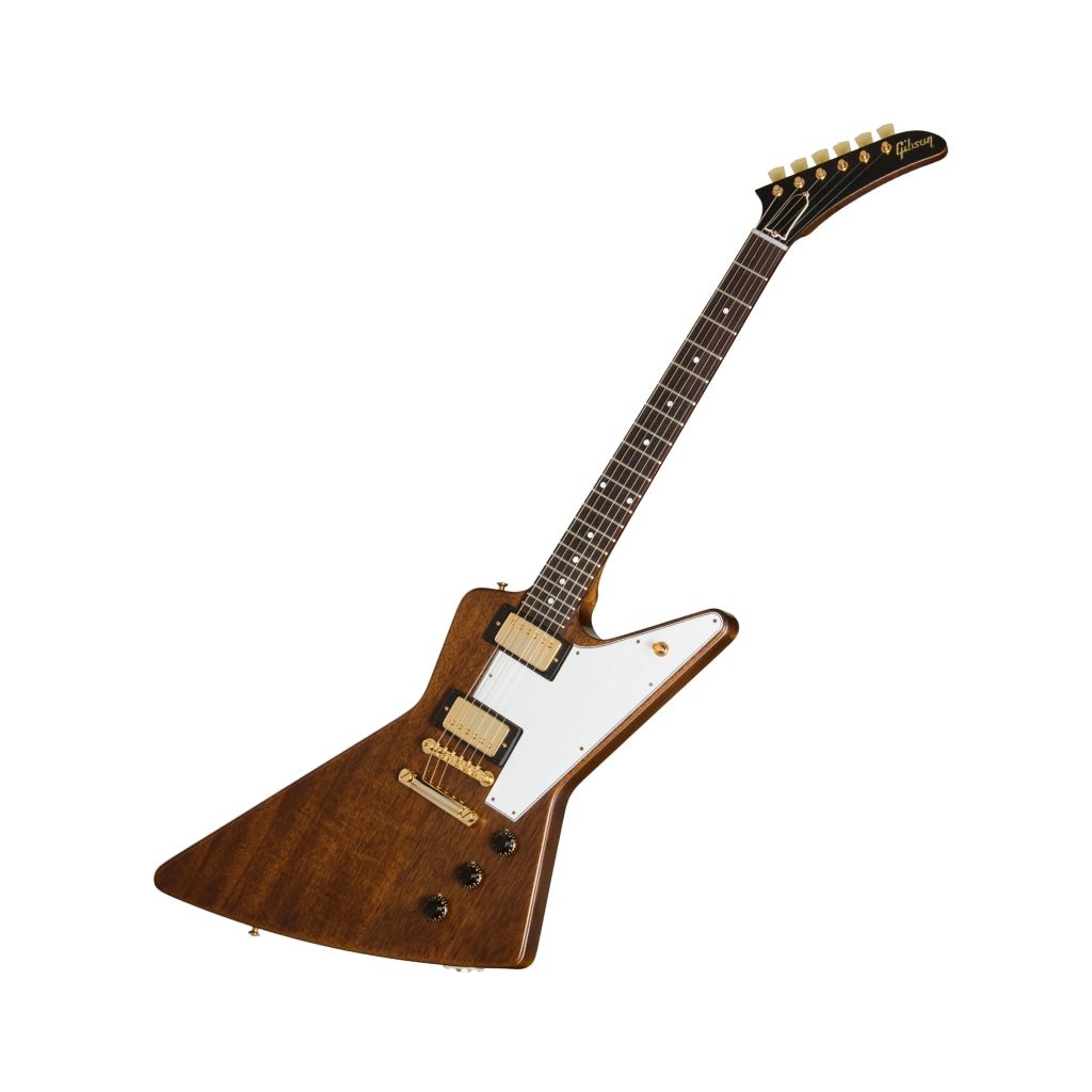 Gibson Custom 1958 Mahogany Explorer Reissue - Antique Natural Electric Guitars Sky Music