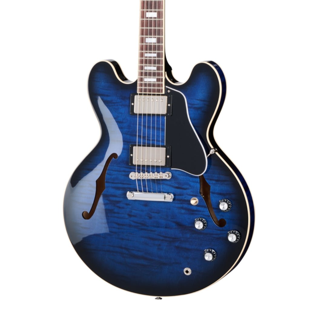 Gibson ES-335 Figured Semi-Hollowbody Electric Guitar - Deep Ocean Burst Electric Guitars Sky Music