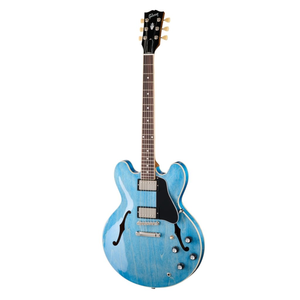 Gibson ES-335 Semi-Hollowbody Electric Guitar - Ocean Blue Electric Guitars Sky Music