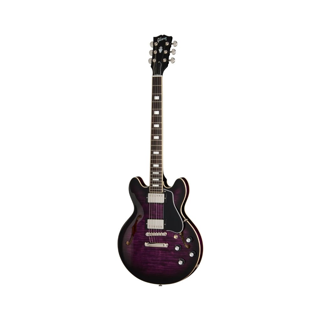Gibson ES-339 Figured Semi-Hollow Electric Guitar - Dark Purple Burst Electric Guitars Sky Music