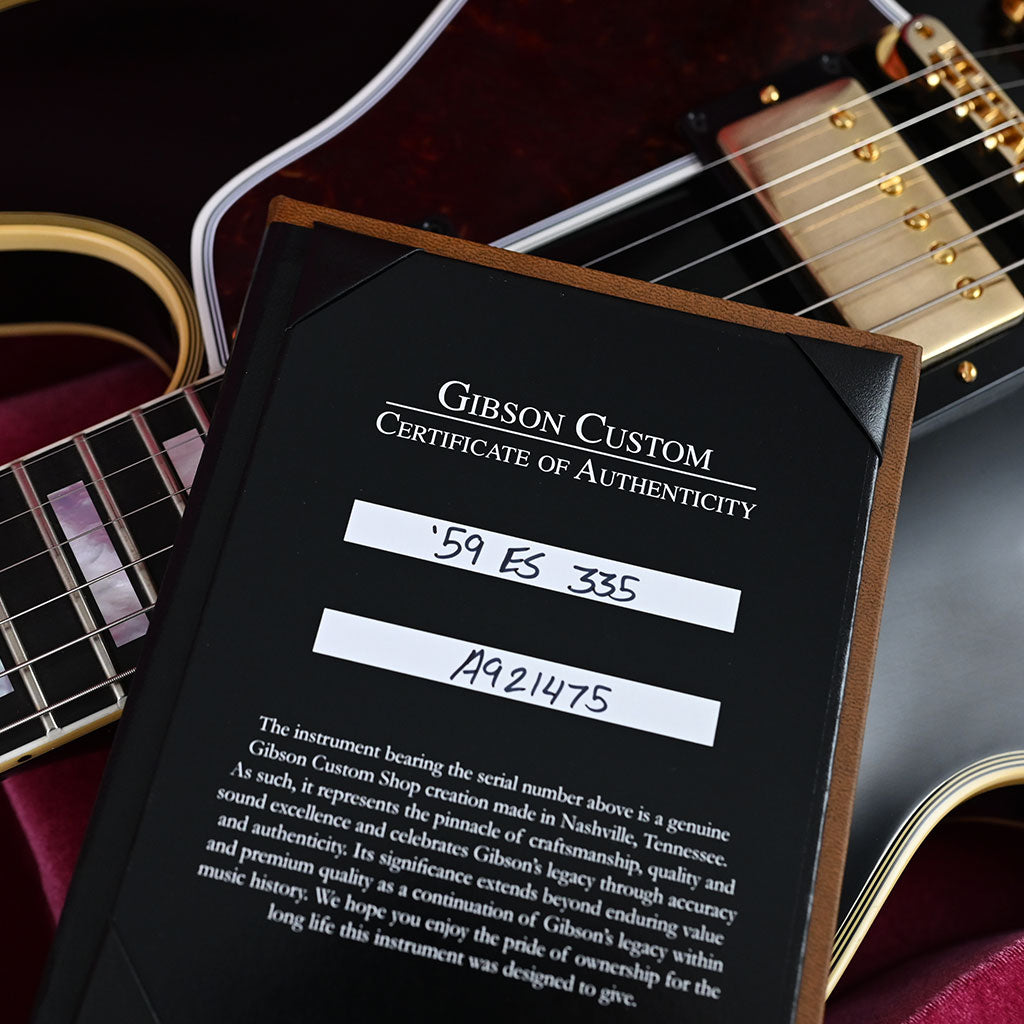 Gibson Custom Shop 1959 ES-355 Reissue - VOS Ebony