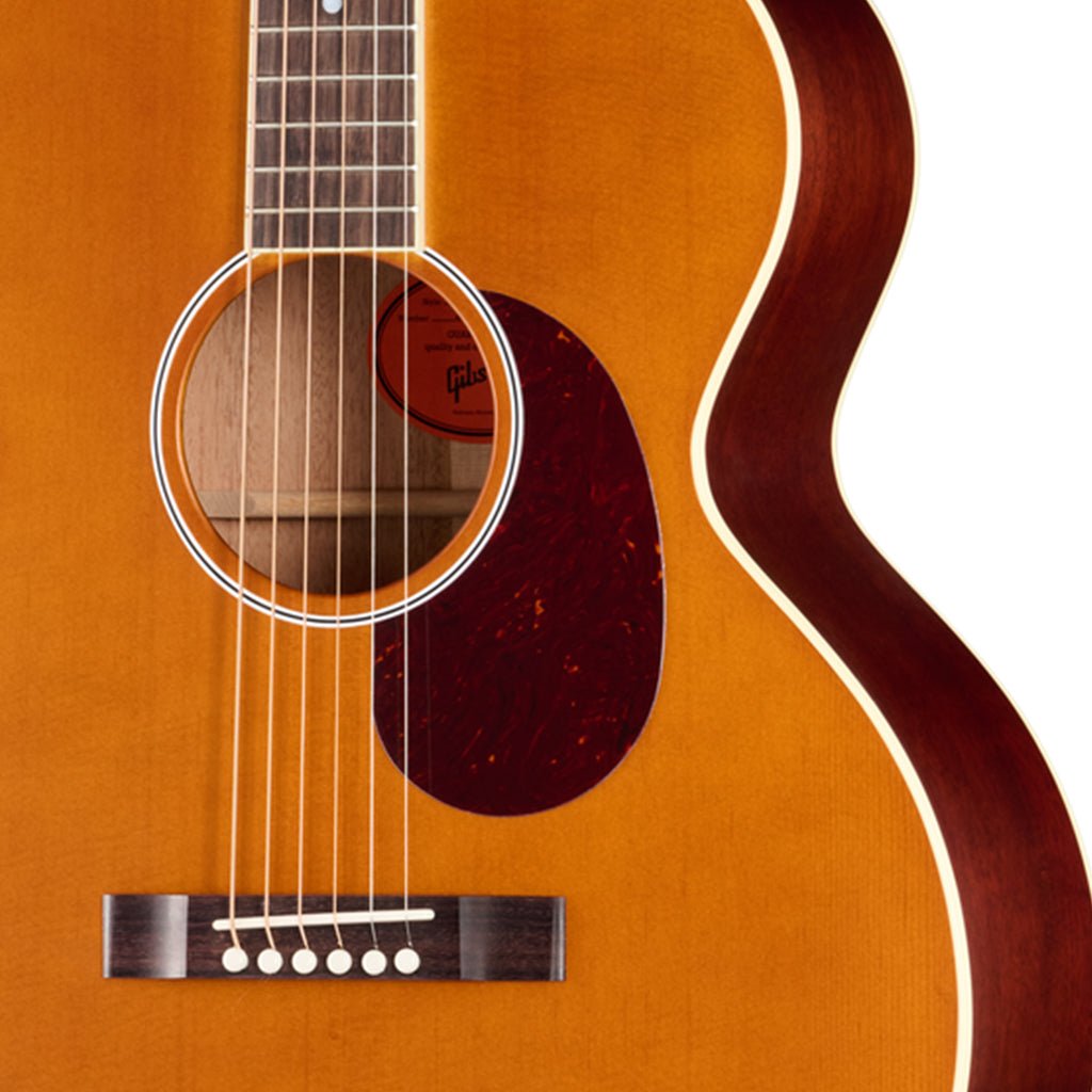 Gibson J-185 Century 12-Fret Acoustic Guitar - Vintage Amber Acoustic Guitars Sky Music