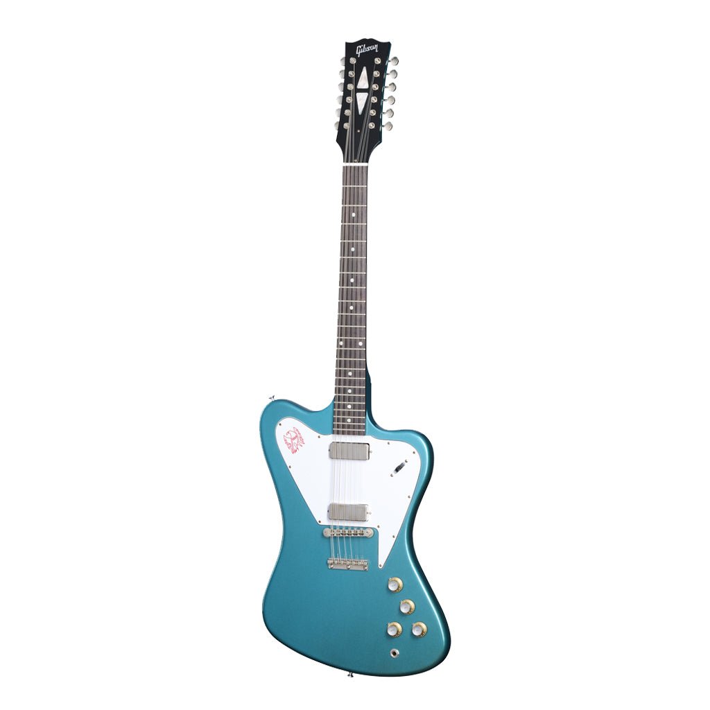 Gibson Non Reverse Firebird V 12 String Reissue Aqua Mist VOS Electric Guitars Sky Music