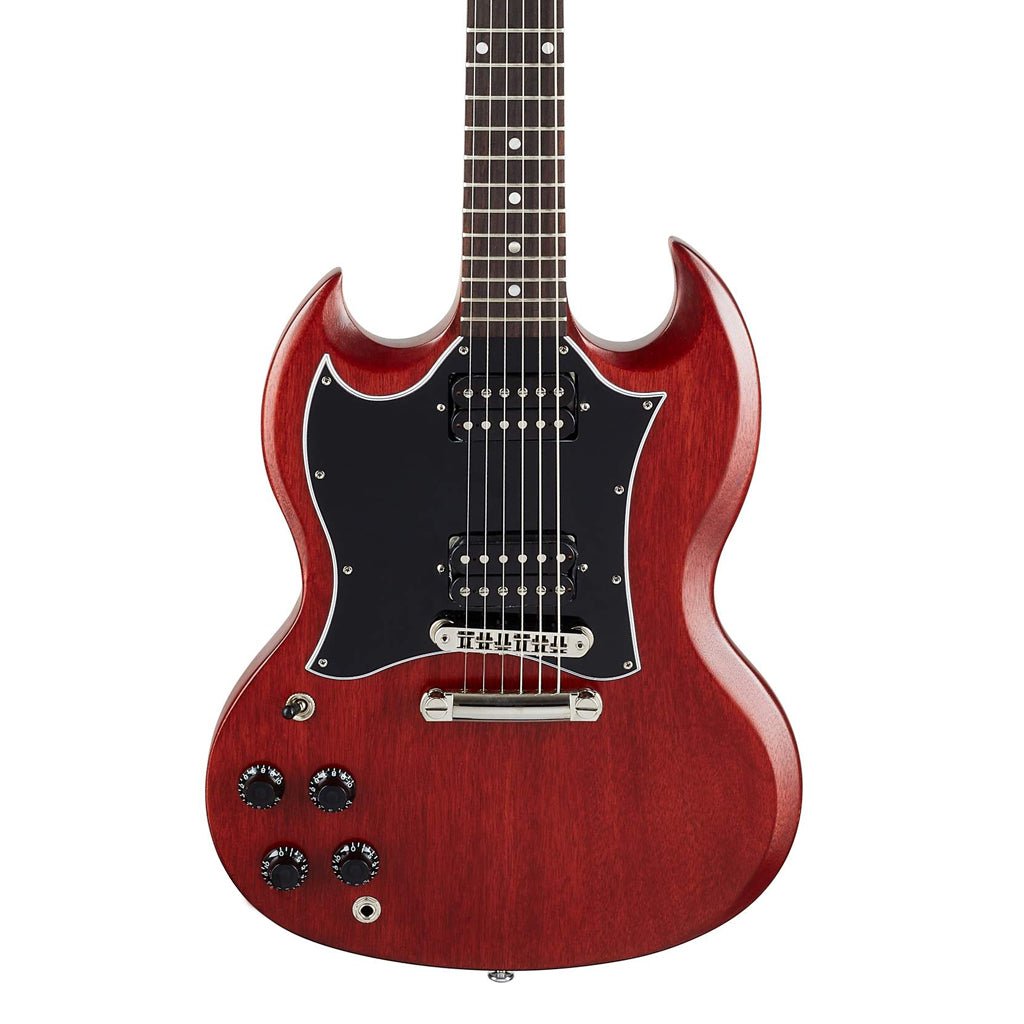 Gibson SG Tribute Satin Left Handed Electric Guitar - Vintage Cherry Electric Guitars Sky Music