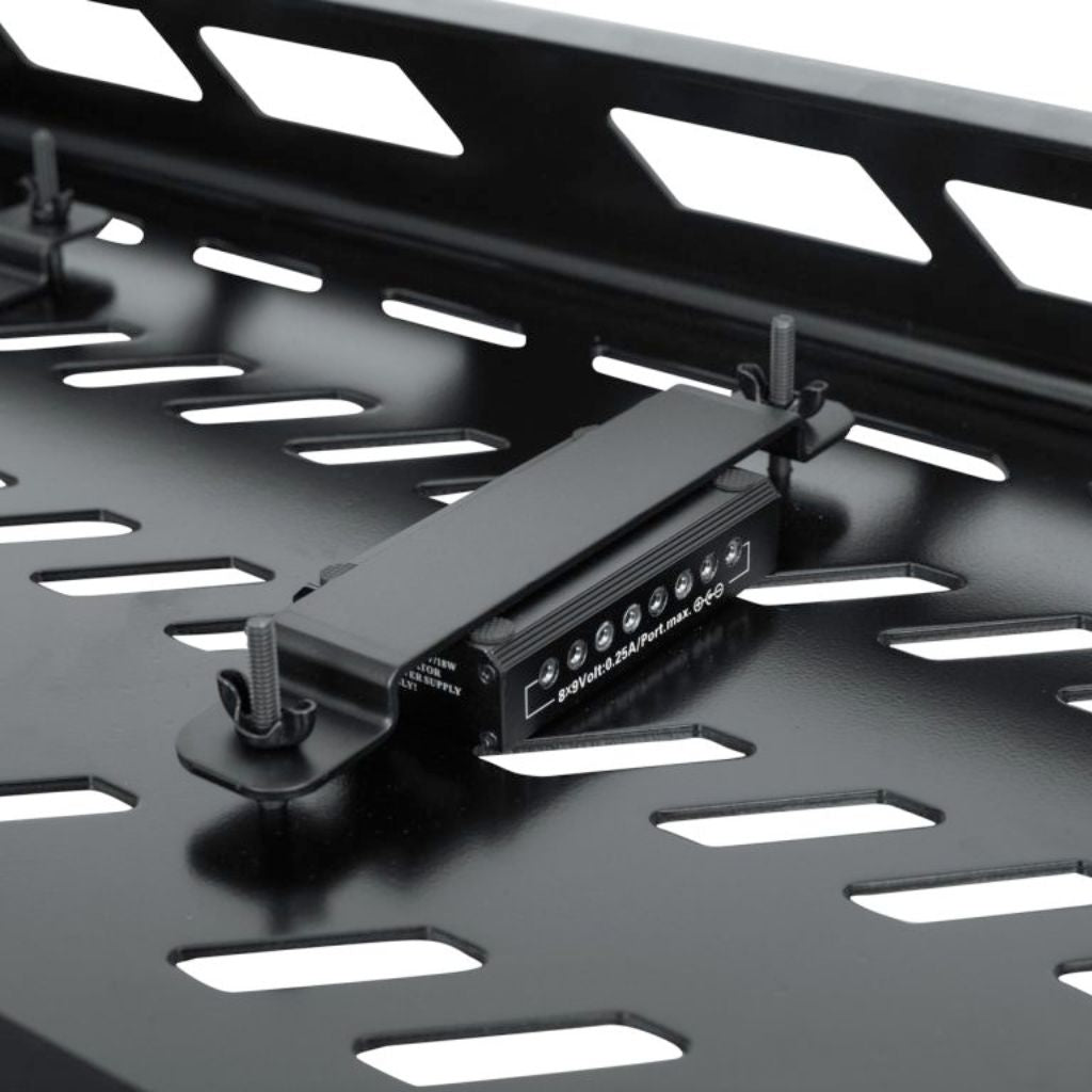 Gator - GPB-XBAK-1 Black Aluminum Pedal Board - XL w/ Carry Bag