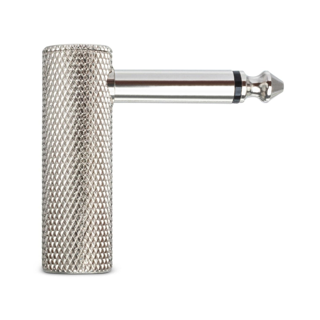 Hosa - 1/4 in TS to Same 1/4 in TS - Right-Angle Adaptor