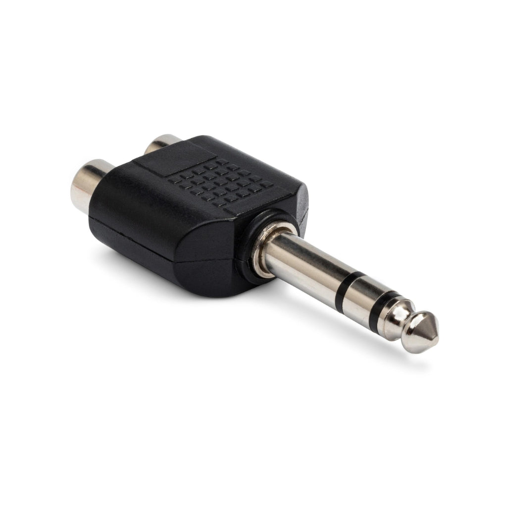 Hosa - Dual RCA to 1/4 in TRS - Adaptor